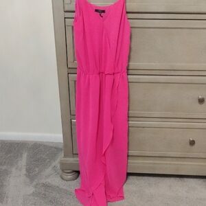 Vibrant Pink Sleeveless Dress